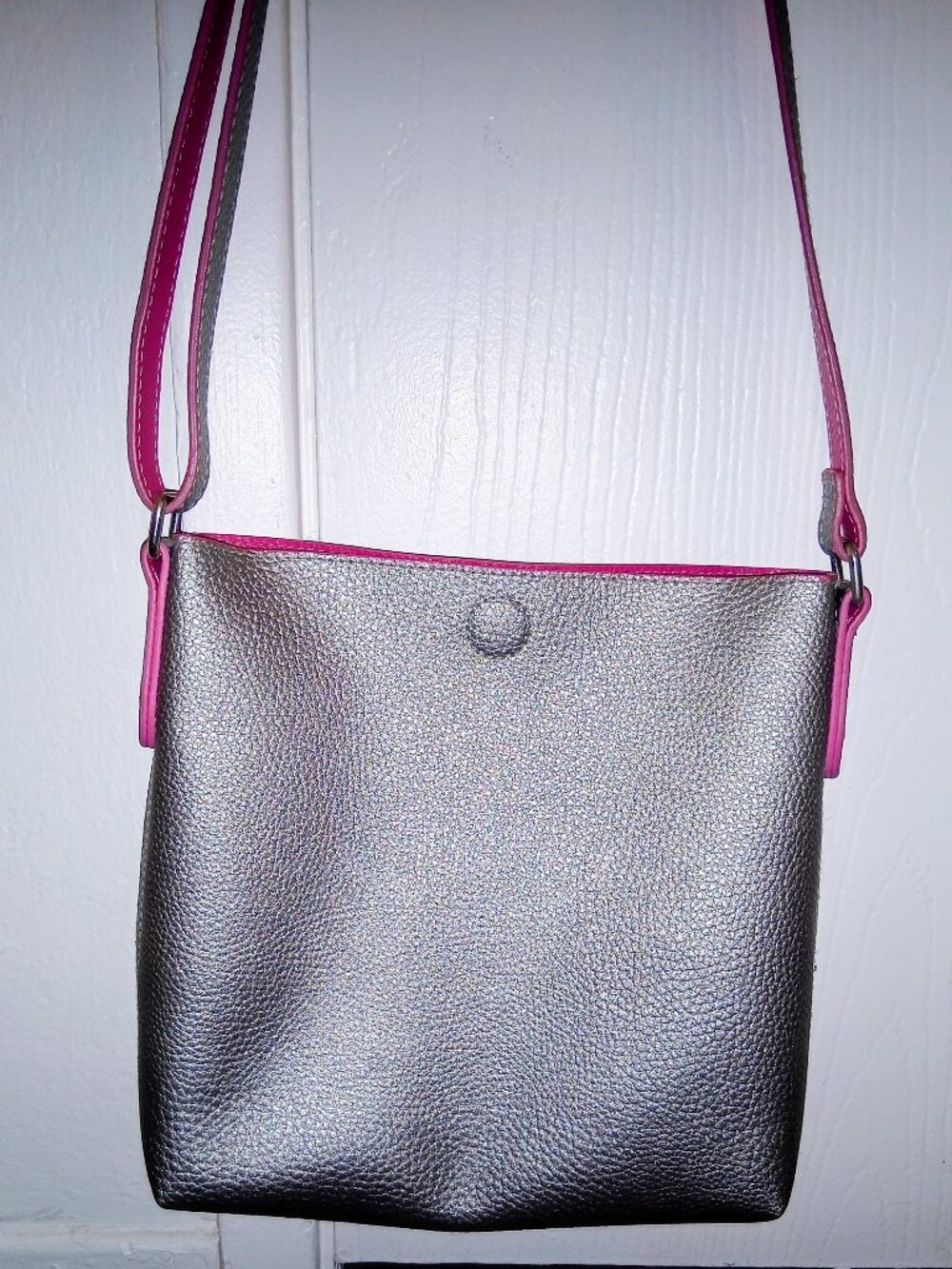 Silver & Pink Purse